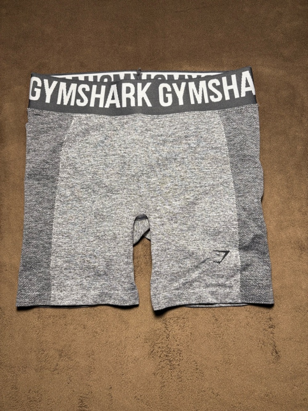 Gymshark Grey Seamless Biker Shorts – Size Small